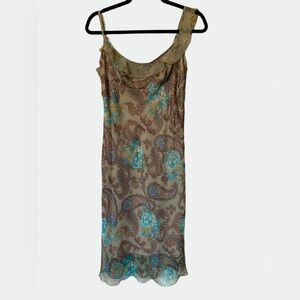 Y2K Paisley Floral Dress